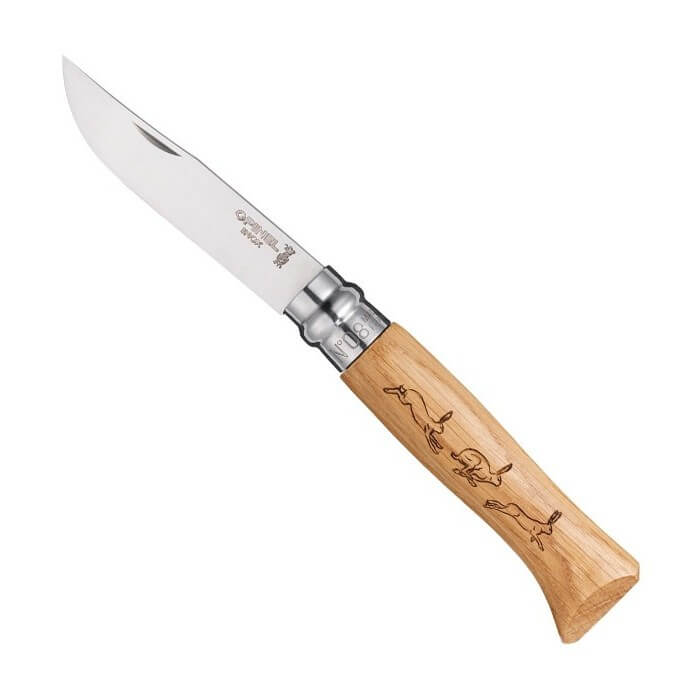 Нож Opinel №8 Tradition Animalia Hare