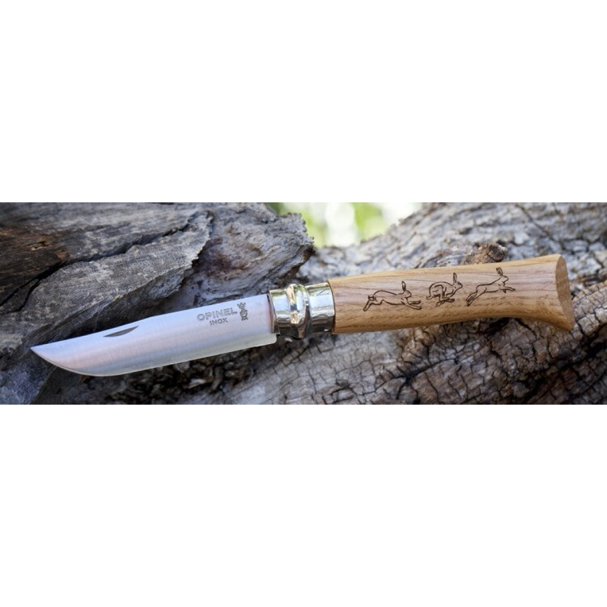 Нож Opinel №8 Tradition Animalia Hare 2