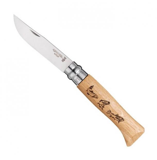 Нож Opinel №8 Tradition Animalia Trout 001625