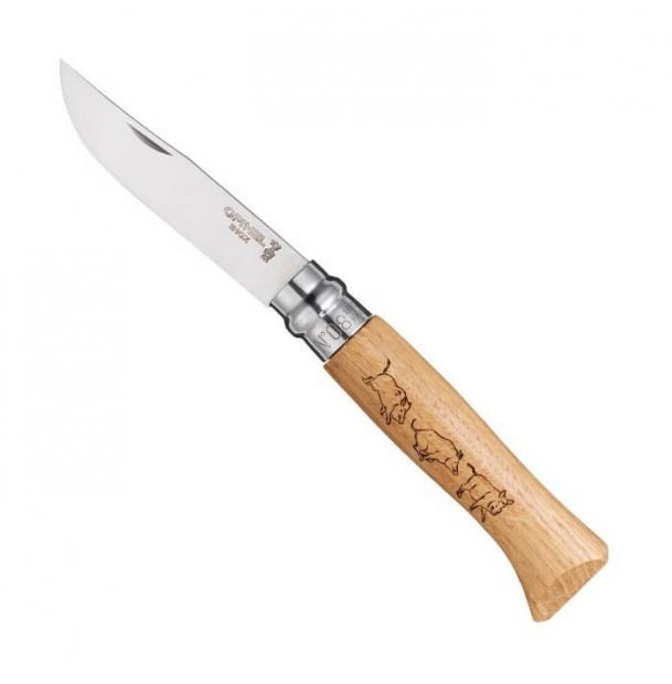 Нож Opinel №8 Tradition Animalia Wild Boar 001624