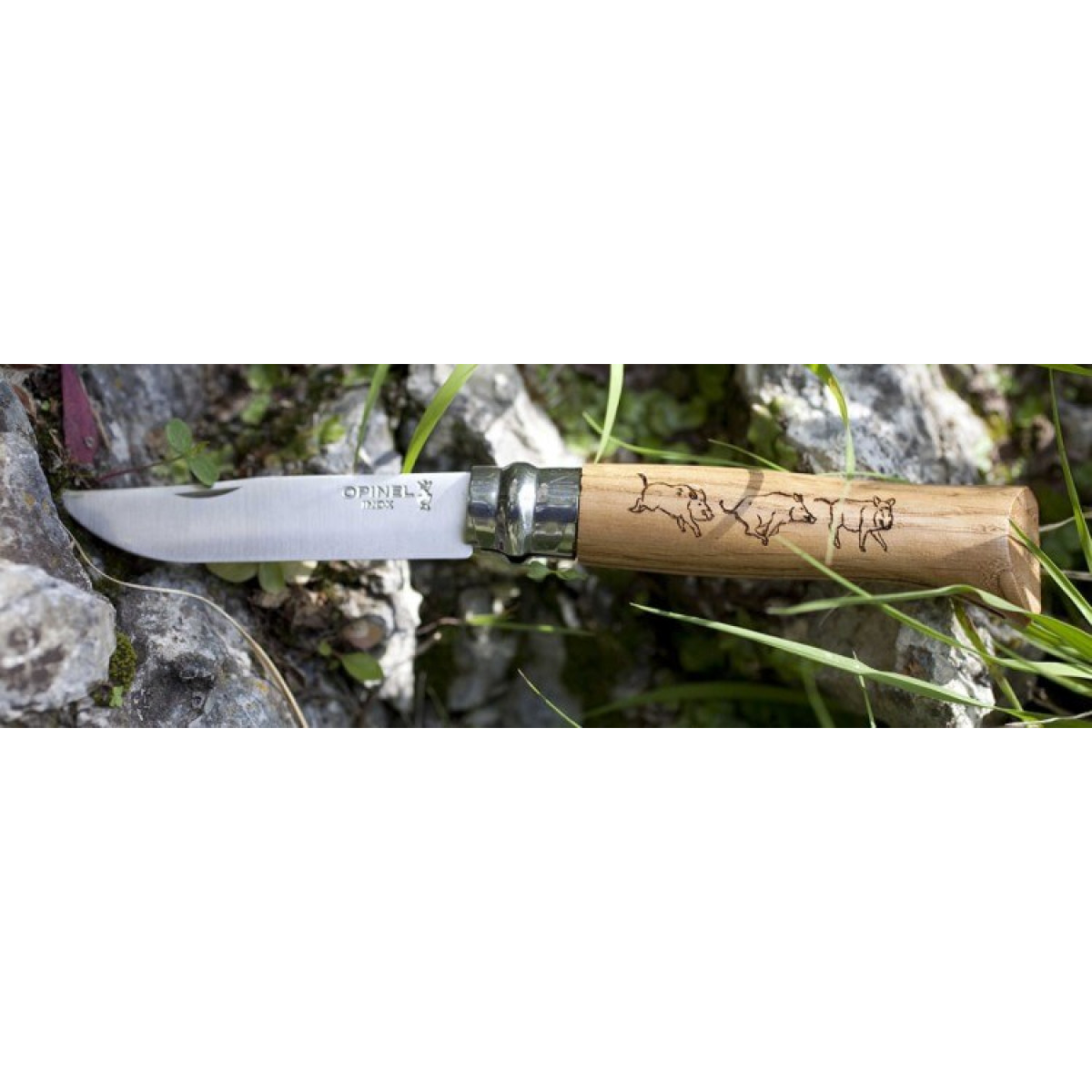 Нож Opinel №8 Tradition Animalia Wild Boar 2