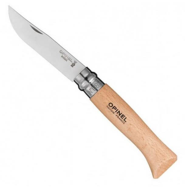 Нож Opinel №8 Tradition Natural (блистер) 000405