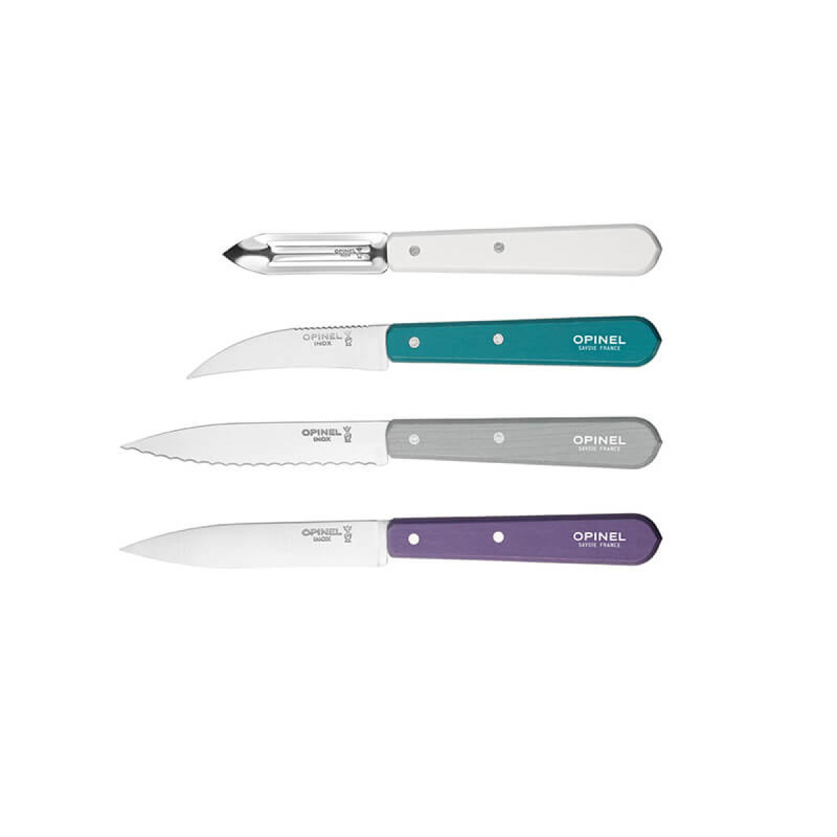 Набор из 4 ножей Opinel Art Deco 4 Essentials Knives Box Set 3