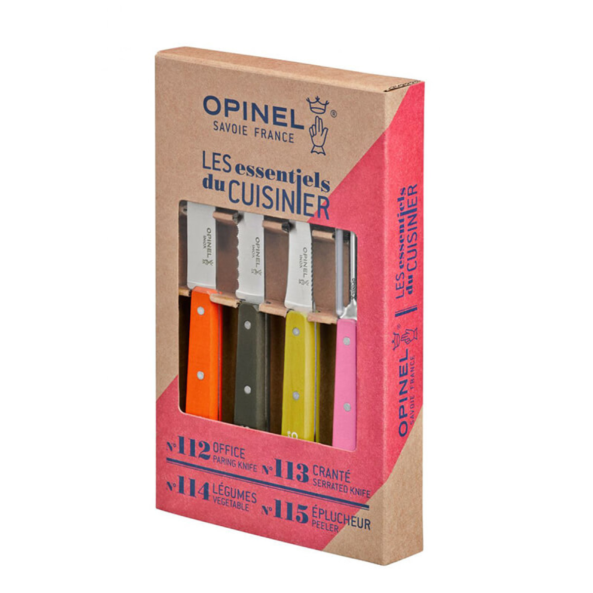 Набор из 4 ножей Opinel Fifties 4 Essentials Knives Box Set 1