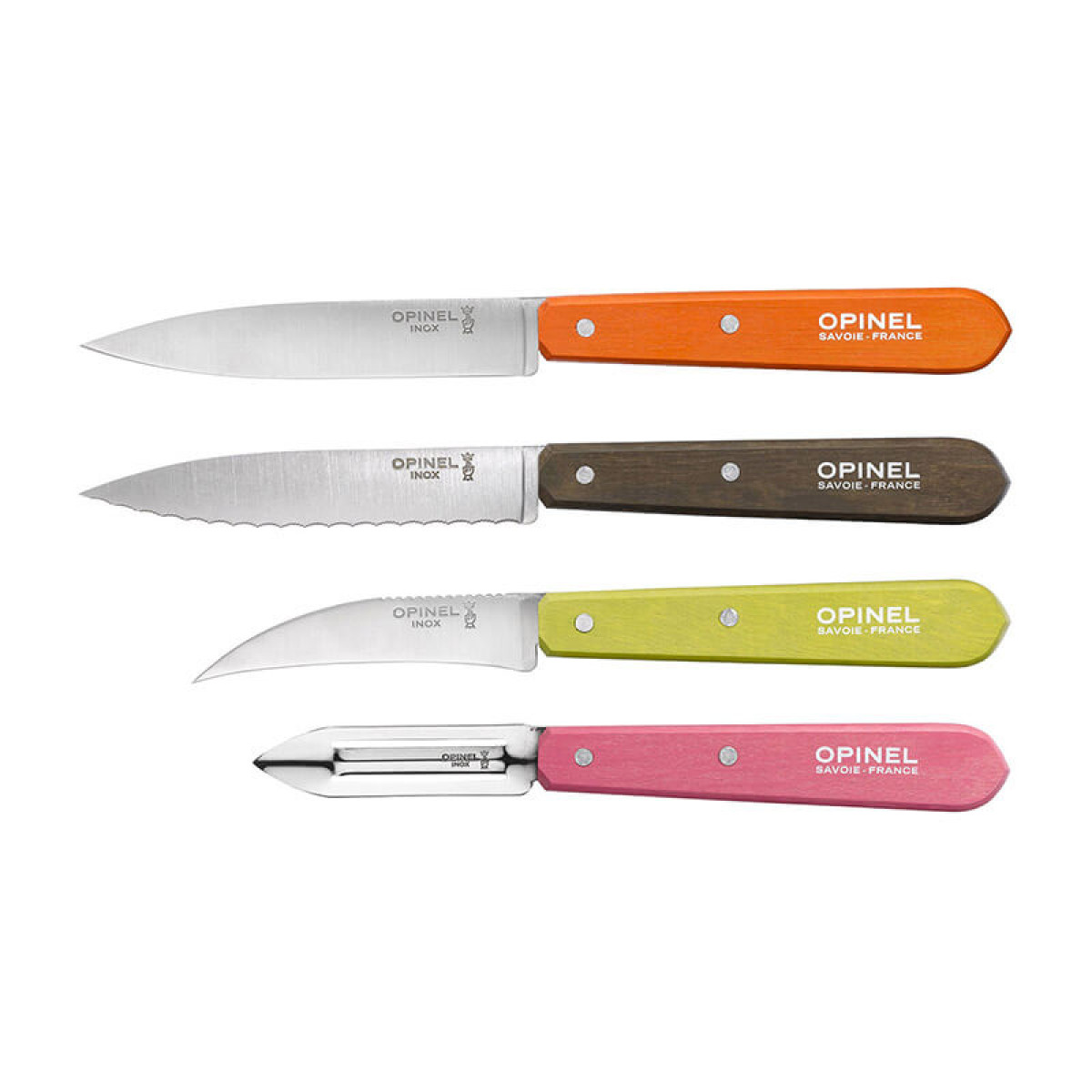 Набор из 4 ножей Opinel Fifties 4 Essentials Knives Box Set 3