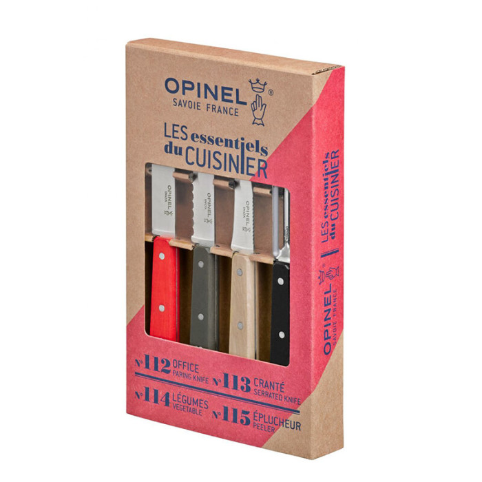 Набор из 4 ножей Opinel Loft 4 Essentials Knives Box Set
