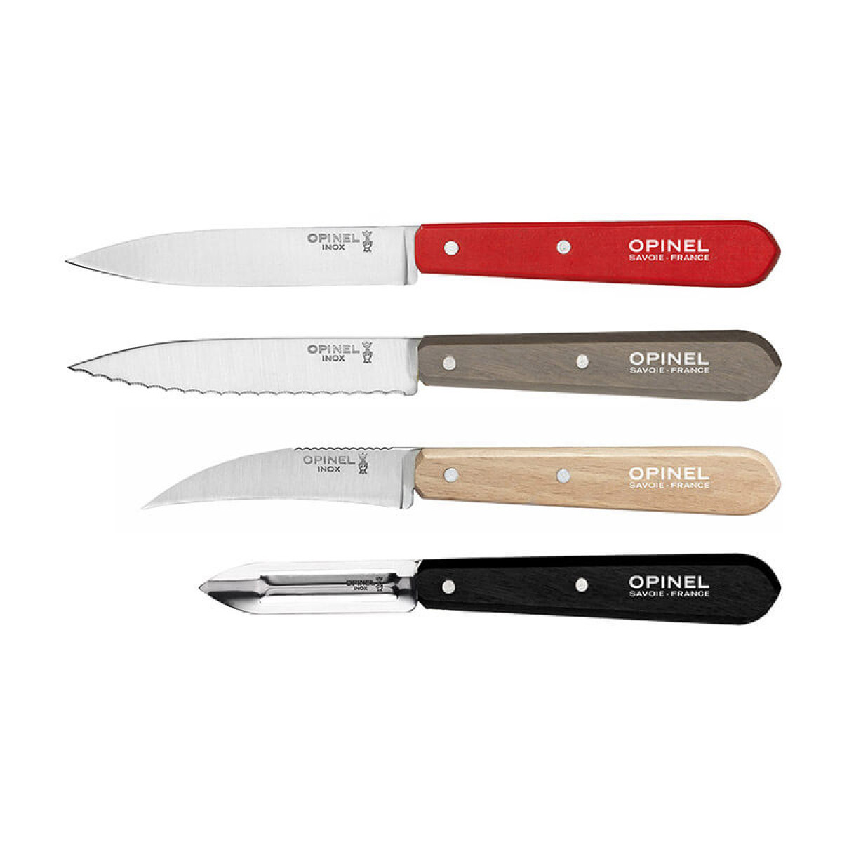 Набор из 4 ножей Opinel Loft 4 Essentials Knives Box Set 3