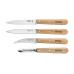 Набор из 4 ножей Opinel Natural 4 Essentials Knives Box Set 001300