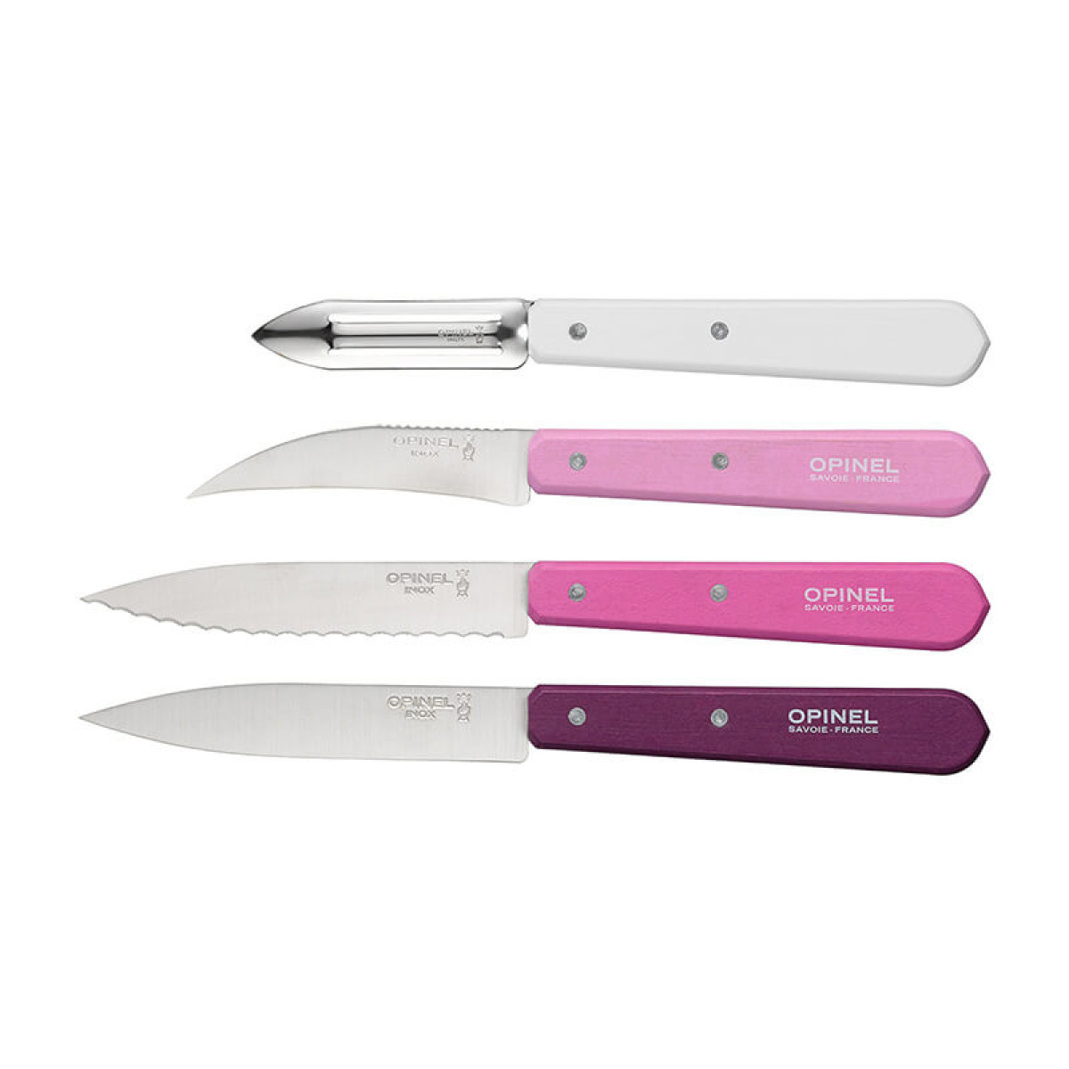 Набор из 4 ножей Opinel Primarosa 4 Essentials Knives Box Set 3