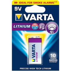Батарейка литиевая VARTA Professional Lithium 9V