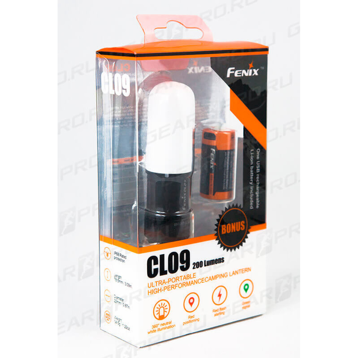 Фонарь Fenix CL09 Black 4