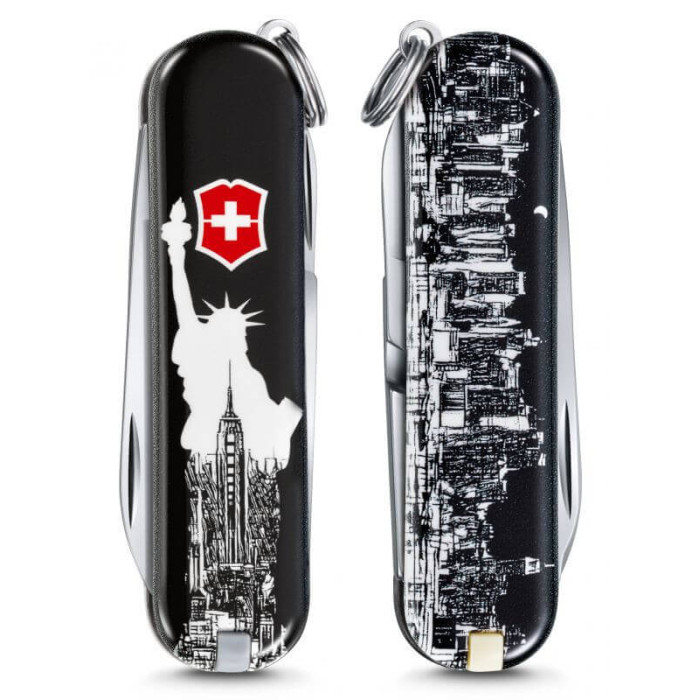 Мультитул Victorinox Classic LE 2018, 58 mm, 7 Functions, NEW YORK