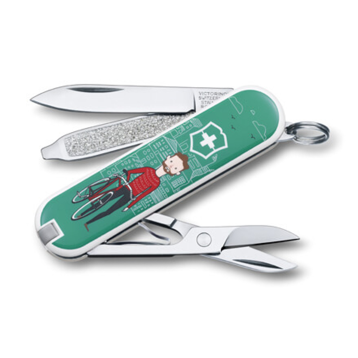 Мультитул Victorinox Classic LE 2015, 58 mm, 7 Functions, Ride your Bike 2
