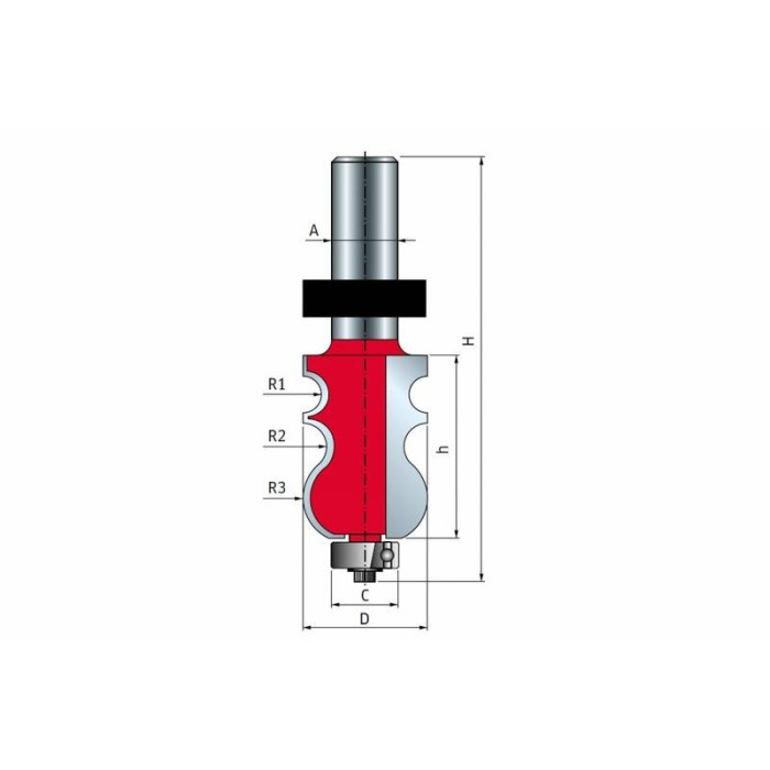 Фреза для карнизов FREUD PRO 23.8х35 мм 99-01312
