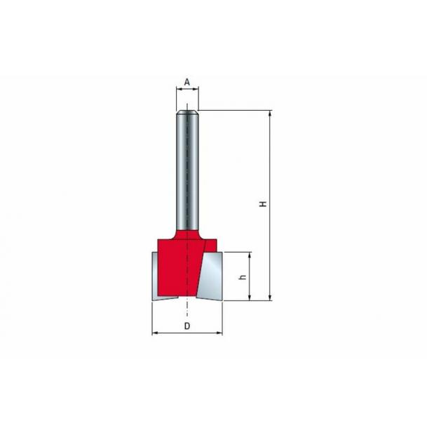 Фреза пазовая FREUD PRO 19х19 мм 16-50406