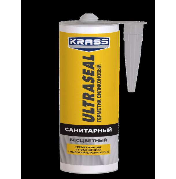 Герметик силиконовый KRASS 8306706 ULTRASEAL санитарный бесцветный 260мл