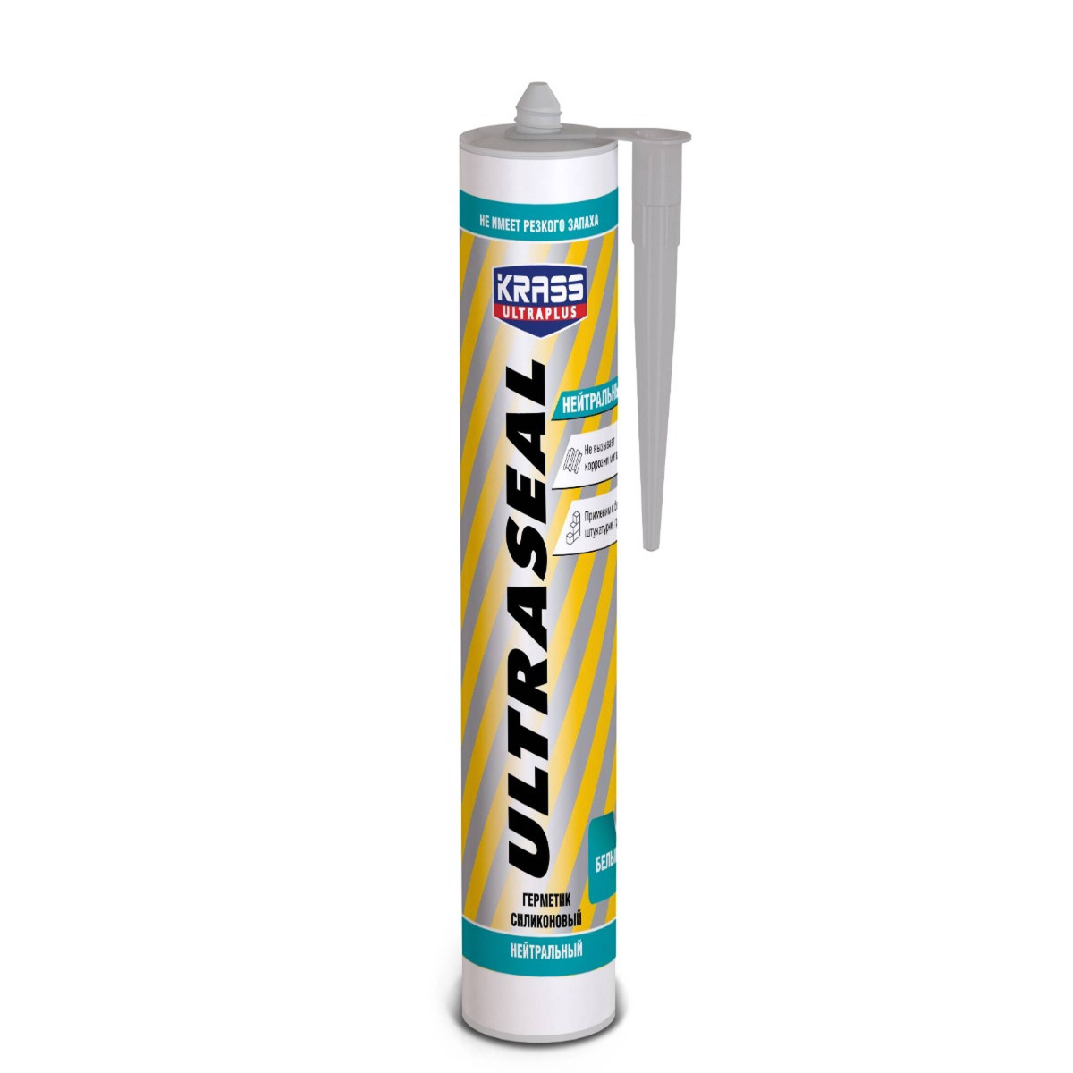 Герметик силиконовый KRASS 8311187 ULTRASEAL нейтральный белый 260мл 1