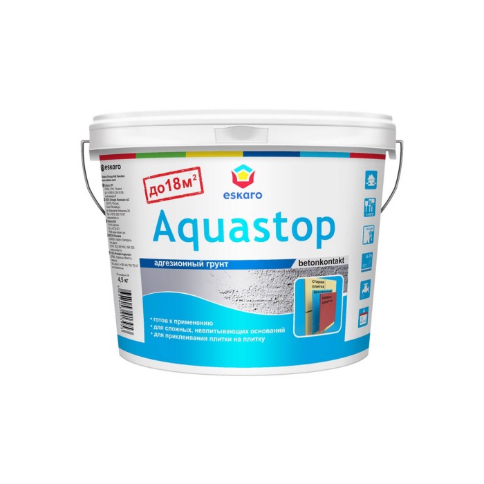 Грунт Eskaro Aquastop Contact 1,5кг EAG016