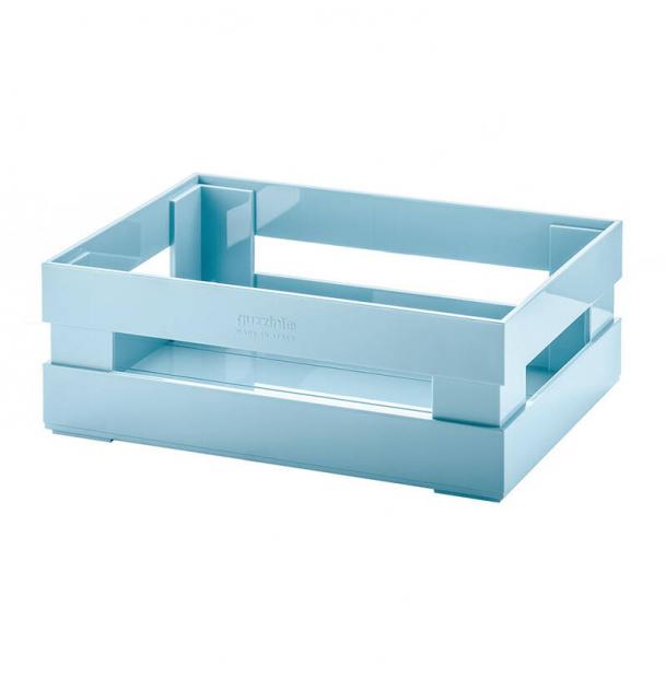 Ящик для хранения Guzzini Tidy & Store S 22,4х5,4х8,7 см голубой 169300134