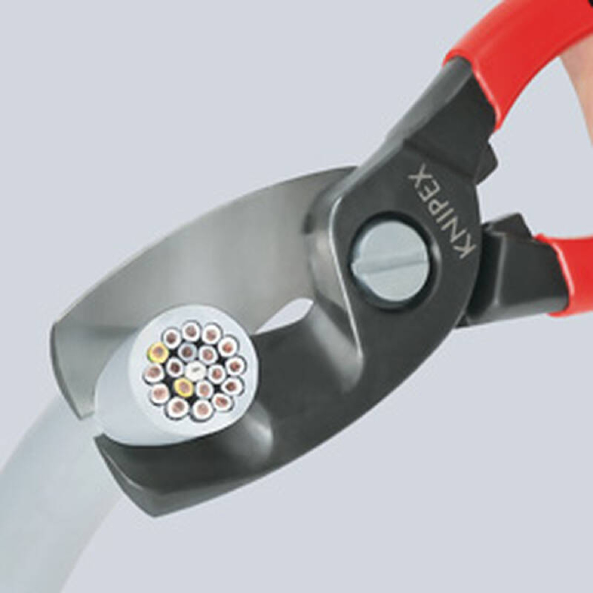 Кабелерез с двойными режущими кромками KNIPEX KN-9512200 3
