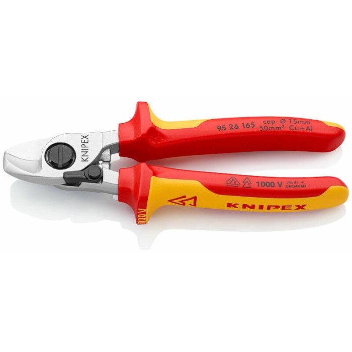 Кабелерез VDE 1000V с пружиной KNIPEX KN-9526165SB