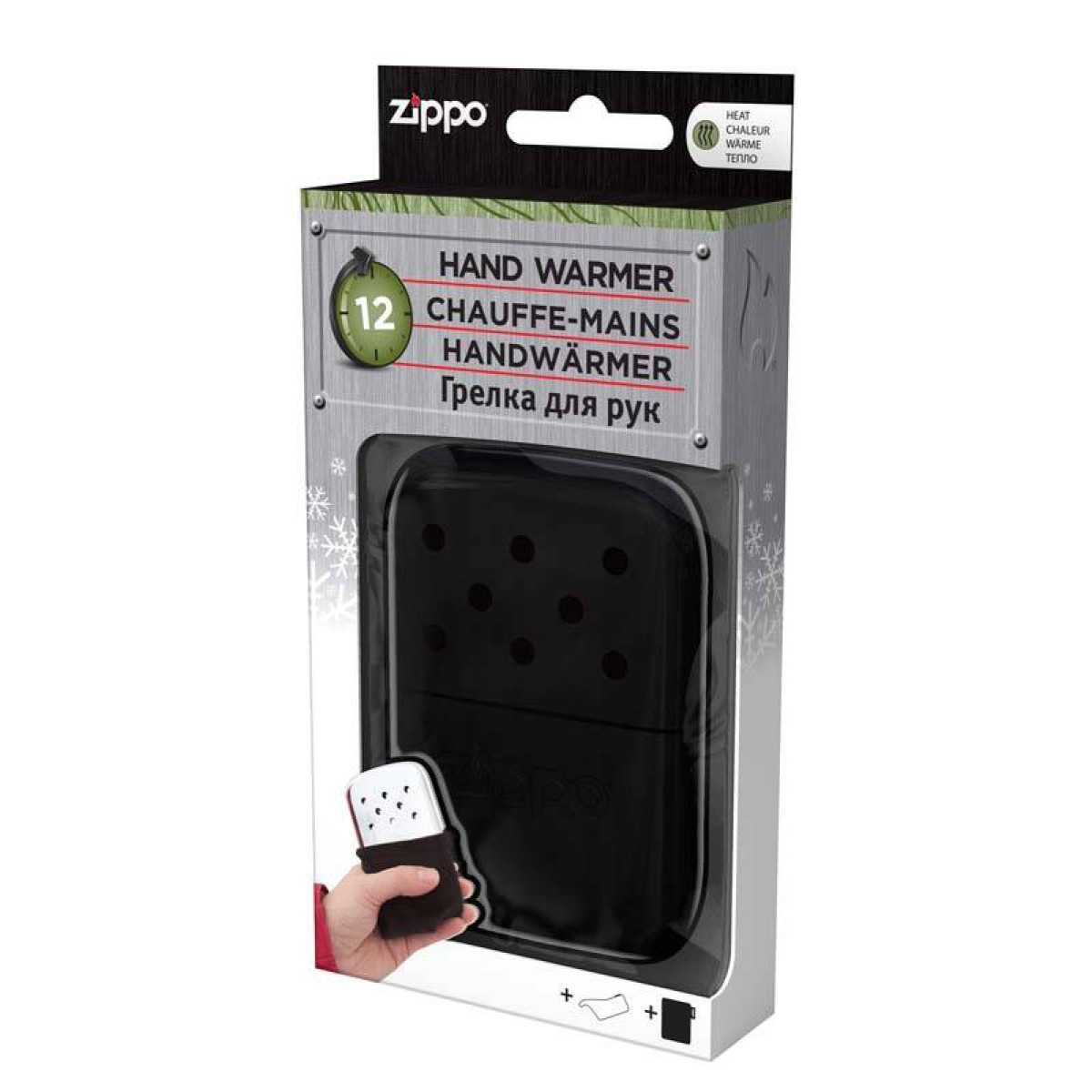 Каталитическая грелка ZIPPO алюминий Black 3