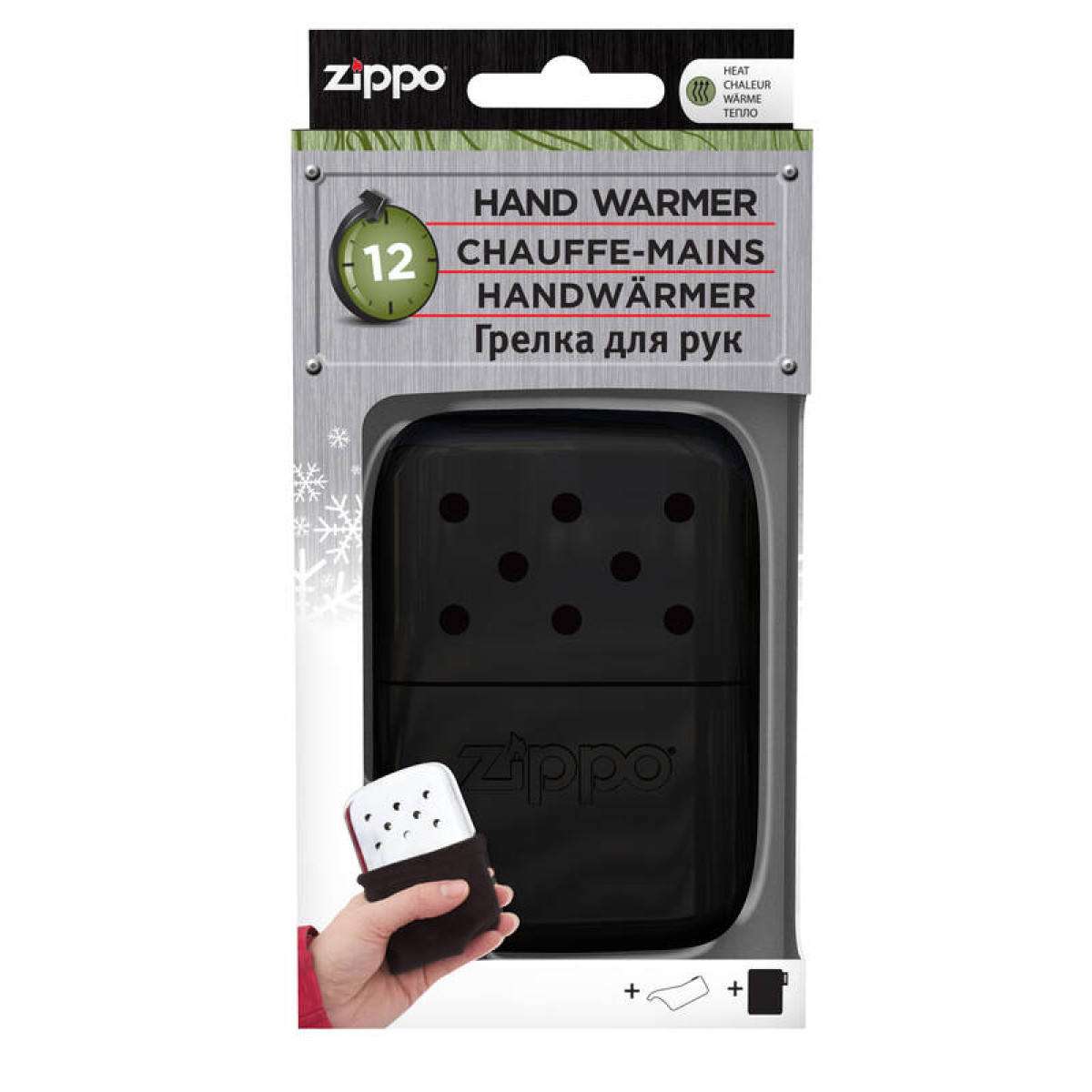 Каталитическая грелка ZIPPO алюминий Black 2