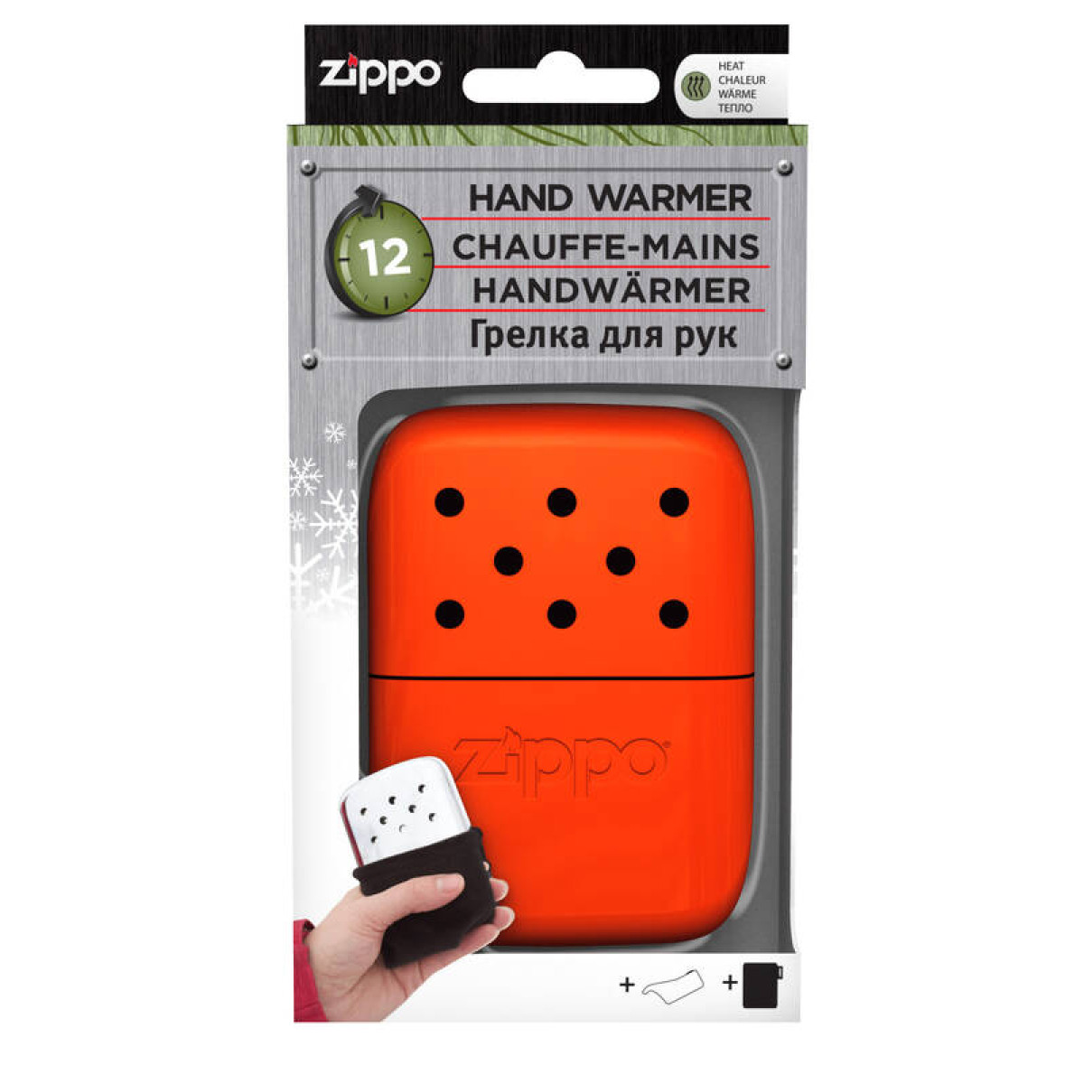 Каталитическая грелка ZIPPO алюминий Blaze Orange на 12 ч 2