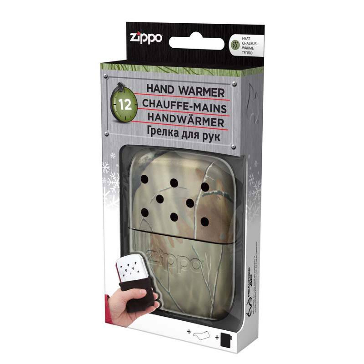 Каталитическая грелка ZIPPO алюминий REALTREE на 12 ч 2