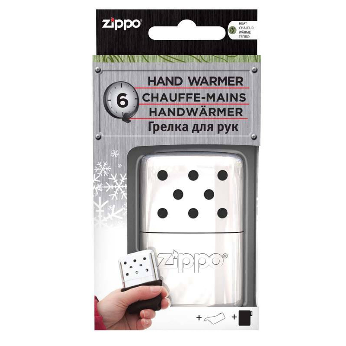 Каталитическая грелка ZIPPO High Polish Chrome на 6 ч 3