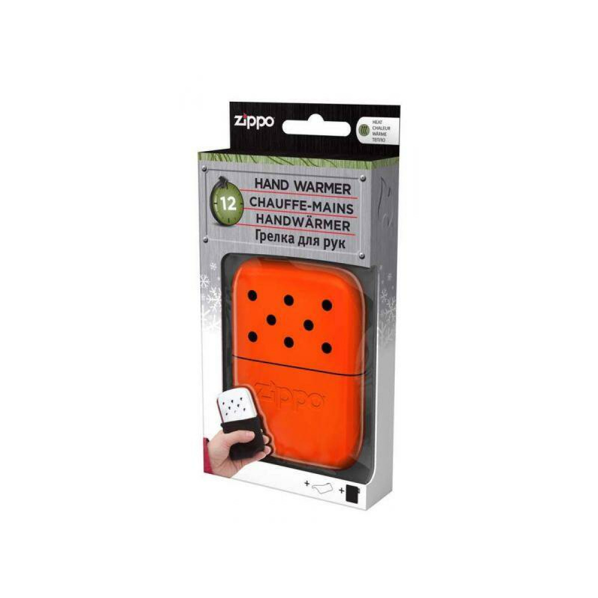 Каталитическая грелка ZIPPO алюминий Blaze Orange на 12 ч + Топливо ZIPPO 125 мл 3