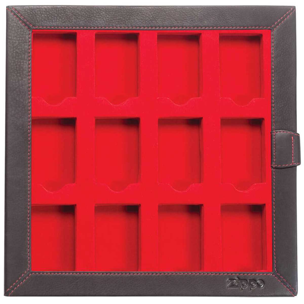 Кейс коллекционера для 12 зажигалок ZIPPO натуральная кожа 1