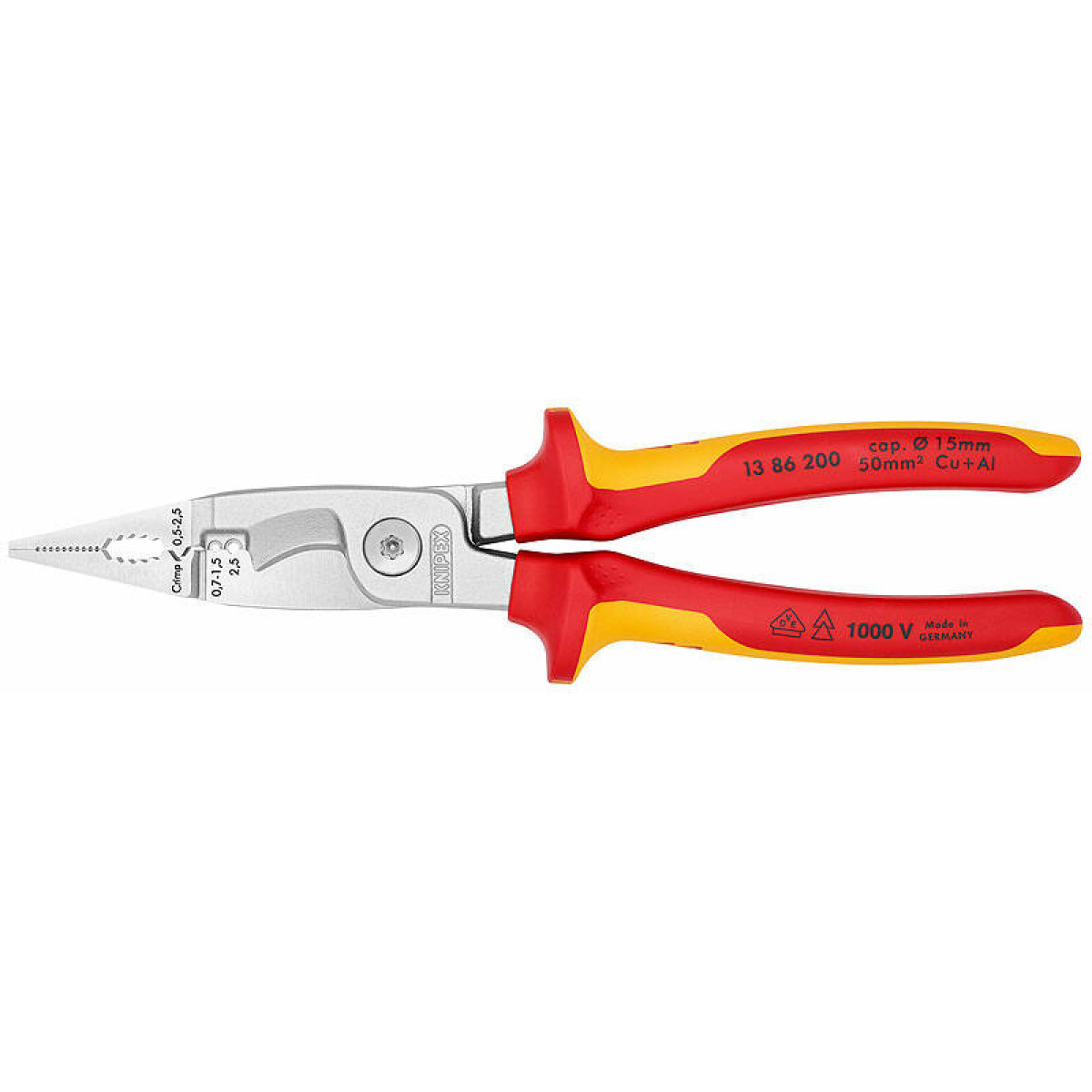 Клещи электромонтажные VDE KNIPEX KN-1386200 1