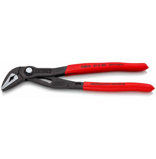 Клещи переставные KNIPEX COBRA ES с фиксатором KN-8751250