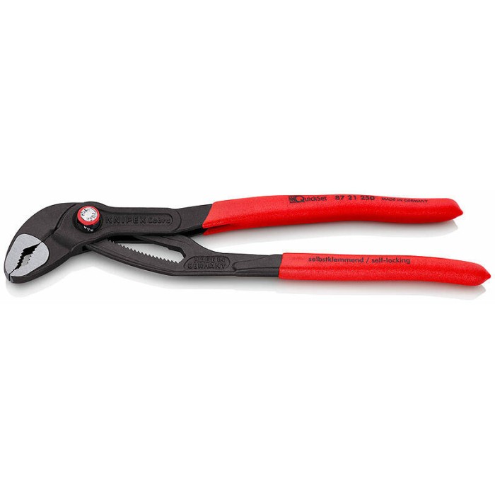 Клещи переставные COBRA QuickSetс фиксатором 50 мм KNIPEX KN-8721250