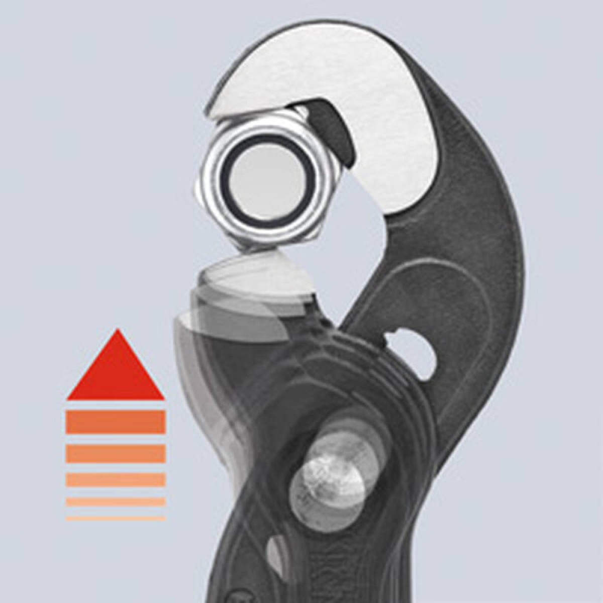 Клещи RAPTOR переставные-гаечный ключ KNIPEX KN-8741250 4