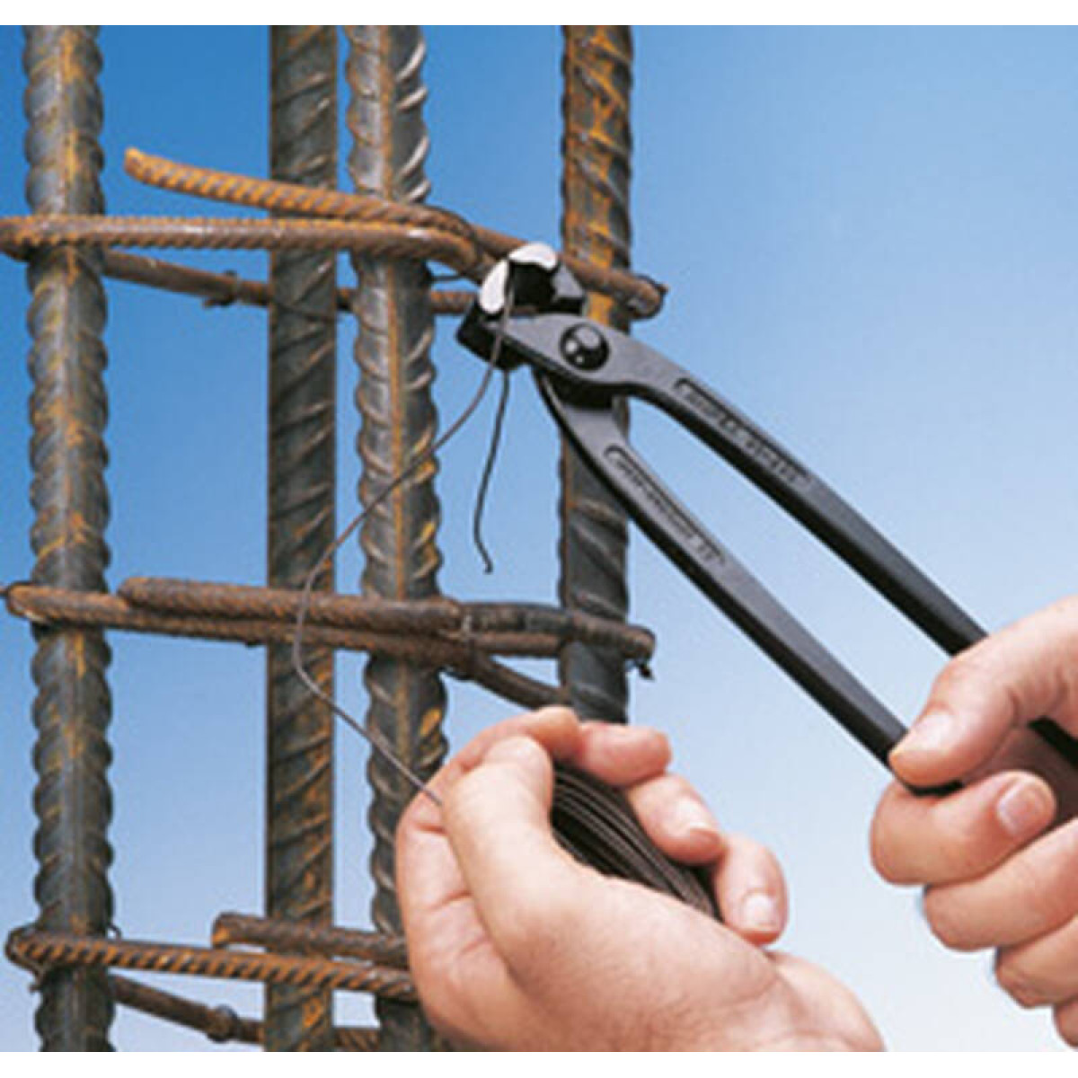 Клещи вязальные KNIPEX KN-9901250 для арматурной сетки, черные, 250мм 4