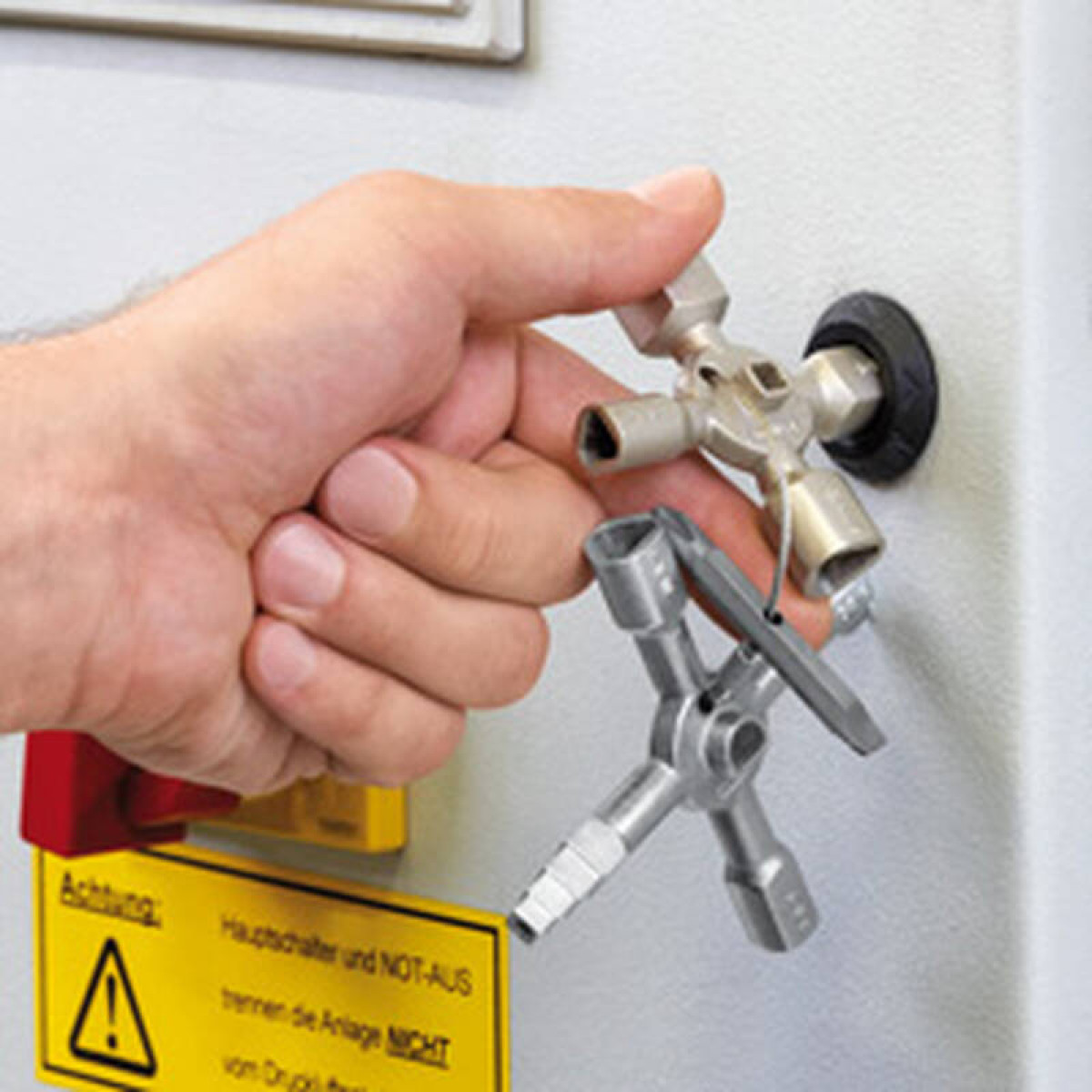 Ключ крестовой TwinKey 8-лучевой для стандартных шкафов KN-001101 2
