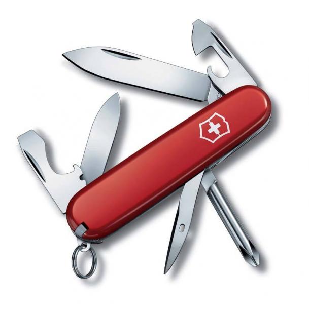 Нож Tinker Small, 84 мм, 12 функций, красный 0.4603