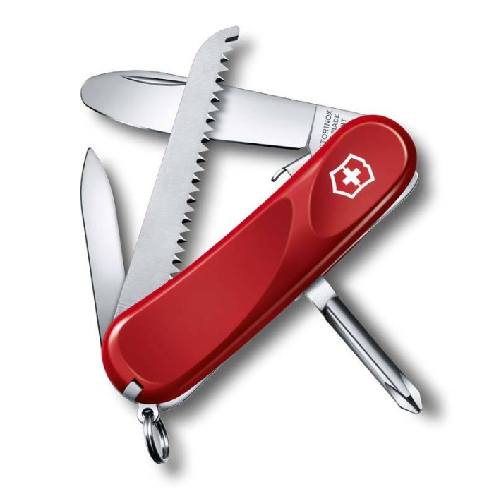 Нож Victorinox Junior 09, 85 мм, 8 функций, красный