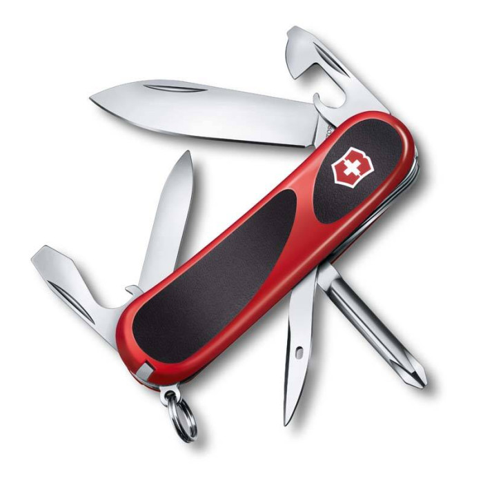 Нож Victorinox EvoGrip 11, 85 мм, 13 функций, красный