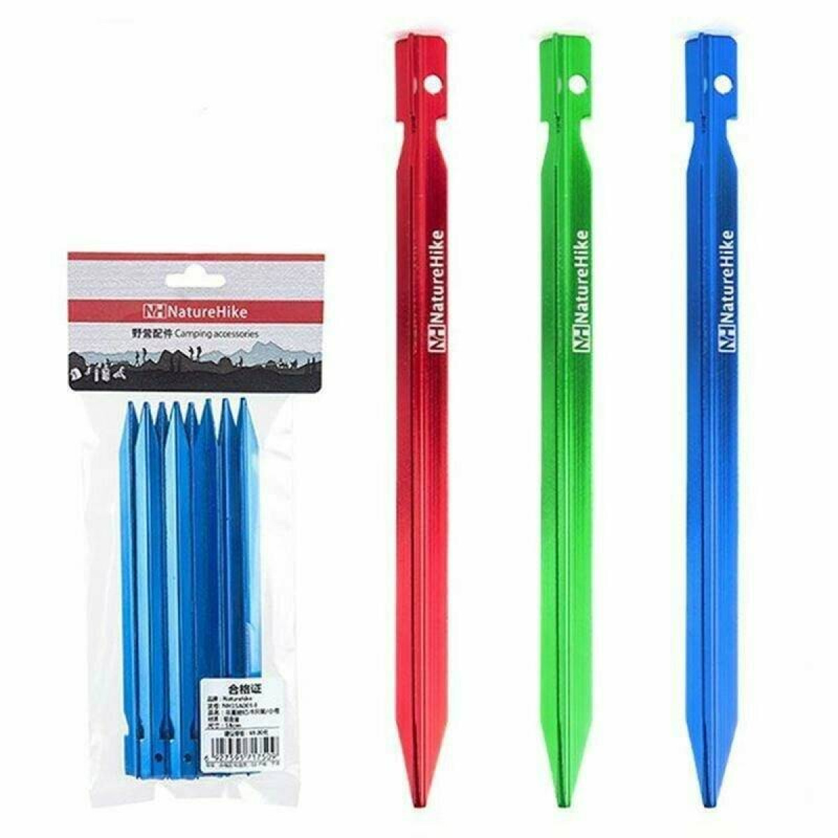 Колышки Naturehike NH17D026-D алюминиевый 6927595723364 3