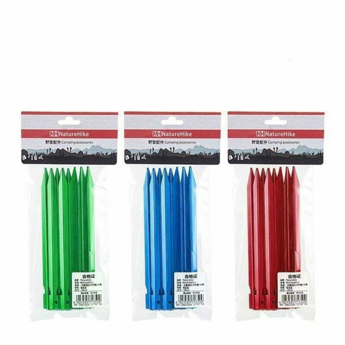 Колышки Naturehike NH17D026-D алюминиевый 6927595723364 4