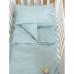 Комплект детского постельного белья из сатина голубого цвета Tkano TK20-KIDS-DC0007 110х140 см