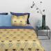 Комплект постельного белья сатин Tkano 1.5-спальный "Летний цветок" темно-синий TK19-DC0004