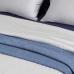 Комплект постельного белья сатин Tkano Essential 1.5-спальный светло-серый TK19-DC0008