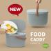 Контейнер для пищевых отходов Qualy Foody 7л серый QL10380-GY