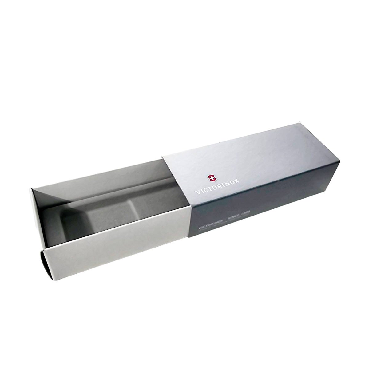 Коробка для ножей VICTORINOX 91 мм толщиной 6-7 уровней (1.6795, 1.7775.T), картонная, серебристая 3