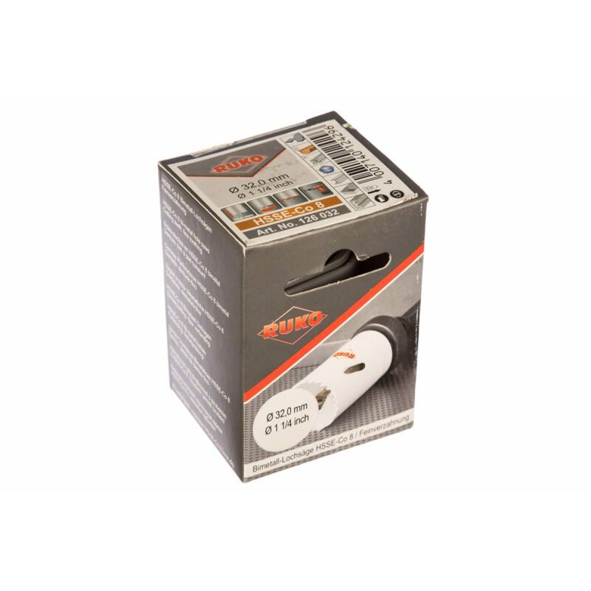 Коронка биметаллическая RUKO HSS Co8 32мм 126032 2
