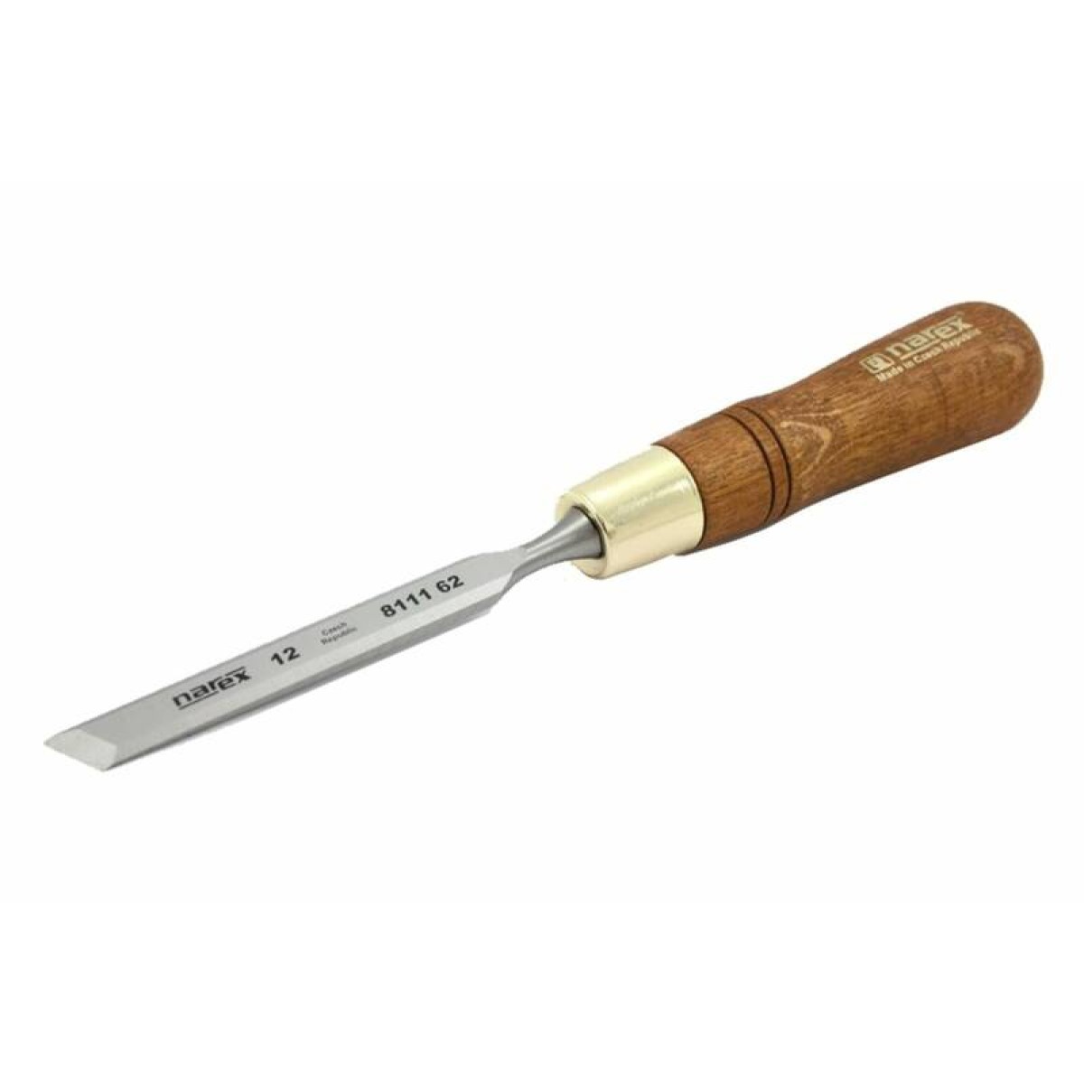 Косая левая стамеска с ручкой Narex Wood Line Plus 12 мм 811162 1